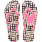 Chinelo Havaianas Licenciado SLIM Disney 35/6 Bege Palha PAR