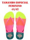 Chinelo Havaianas Original Feminino Tamanho Especial 41/42 Slim Neon Glow