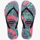 Chinelo Havaianas Slim Animal Floral Feminino