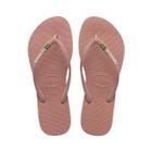 Chinelo Havaianas Slim Brasil Rosa Crocus