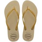 Chinelo Havaianas Slim Gloss Feminina - 4145617 Areia