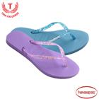 Chinelo Havaianas Slim Logo Metallic Infantil - Feminina