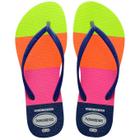 Chinelo havaianas slim neon glow branco