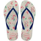 Chinelo Havaianas Slim Romance Branco/Marinho - 33/34