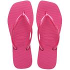 Chinelo Havaianas Slim Square Feminino Rosa Flux