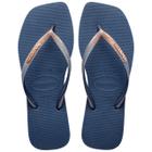 Chinelo Havaianas Slim Square Glitter