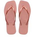 Chinelo Havaianas Slim Square Rosa Crocus