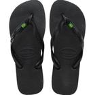 Chinelo Havaianas Tira Larga Logo Brasil Unissex