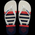 Chinelo havaianas top nautical branco