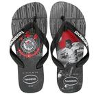 Chinelo Havaianas Top Times Corinthians FC Preto