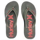 Chinelo Hurley Only e Only Cinza e Vermelho