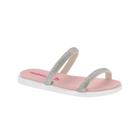 Chinelo Infantil Feminino Cristal Creme Molekinha 2312.255