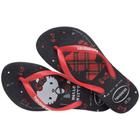 chinelo infantil hello kitty havaianas slim preto vários tamanhos 23 a 32