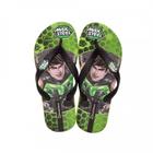 Chinelo Infantil Ipanema Masculino Grendene Polly e Max Steel Preto/Verde