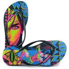 Chinelo Infantil/Juvenil Havaianas Feminino Mulher Maravilha SLIM HEROINAS