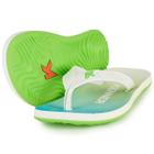 Chinelo Infantil Kenner Summer Dregadê Kids - Branco e Verde