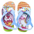 Chinelo Infantil Menina De Unicornio Com Elastico Casual Delicado Moderno Leve Macio Antiderrapante