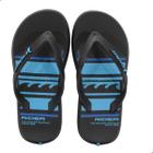 Chinelo Infantil Rider R1 Style Preto/Azul