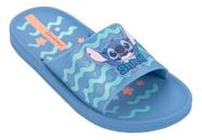 Chinelo Infantil Stitch Slide Ipanema Original Azul