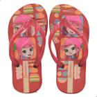 Chinelo Ipanema Infantil Moranguinho Sugar Vermelho