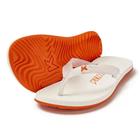 Chinelo Kenner New Summer DGX-02 Branco Laranja