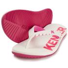 Chinelo Kenner Red Masculino - Branco e Rosa