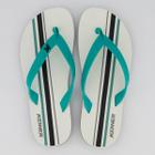 Chinelo Kenner Summer Long Branco e Verde