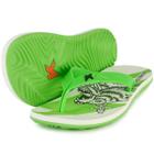 Chinelo Kenner Summer Tattoo Masculino - Branco e Verde