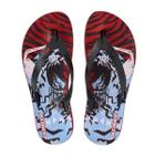 Chinelo Kenner Summer Tattoo Masculino - Vermelho e Preto