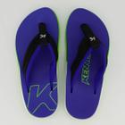 Chinelo Kenner X-Gel Confort Azul e Verde