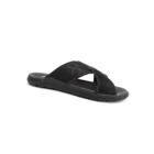 Chinelo Kildare Masculino de Couro 1311.5303 Preto