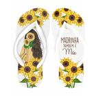 Chinelo Madrinha tambem é Mãe - Floral Girassol