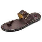 Chinelo Masculino Casual Davinci Ranster - 803 - Café