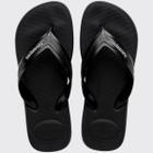 Chinelo Masculino de Dedo Casual Havaianas Top Max 4140449 Preto N 39