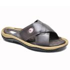 Chinelo masculino em couro 461