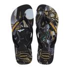 Chinelo Masculino Havaianas Batman Herois Preto/Amarelo