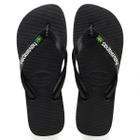 Chinelo Masculino Havaianas Brasil Logo Preto 4110850