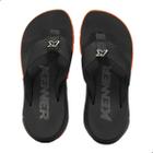 Chinelo Masculino Kenner Djh-06 Orak Preto e Laranja