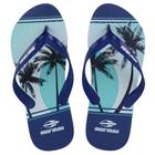 Chinelo Masculino Mormaii Tropical Branco e Azul - 1193