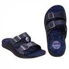 Chinelo Masculino Pegada Couro 132851