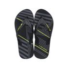 Chinelo Masculino Rider Strike Graphics Adulto Preto/Preto/Amarelo Original