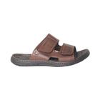 Chinelo Masculino Slide Pegada Marrom