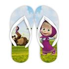 Chinelo Masha e o Urso Infantil Unisex