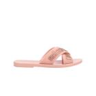 Chinelo Mini Melissa M-Lover Slide Infantil Rosa Glitter