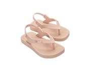 Chinelo Mini Melissa Sun Long Beach Bebê Bege