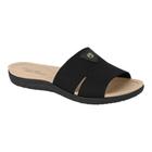 Chinelo Modare 7125.246 Slide Preto Ultra conforto