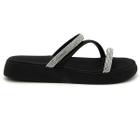 Chinelo Moleca 5469.121 Salto Flatform Baixo Papete Leve Feminino