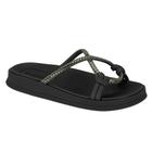 Chinelo Moleca Flat Tira Cristal 5509101