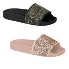 Chinelo Molekinha Infantil Feminino Slide 2311105 Glitter