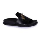 Chinelo Nº 35 Couro Preto Feminina